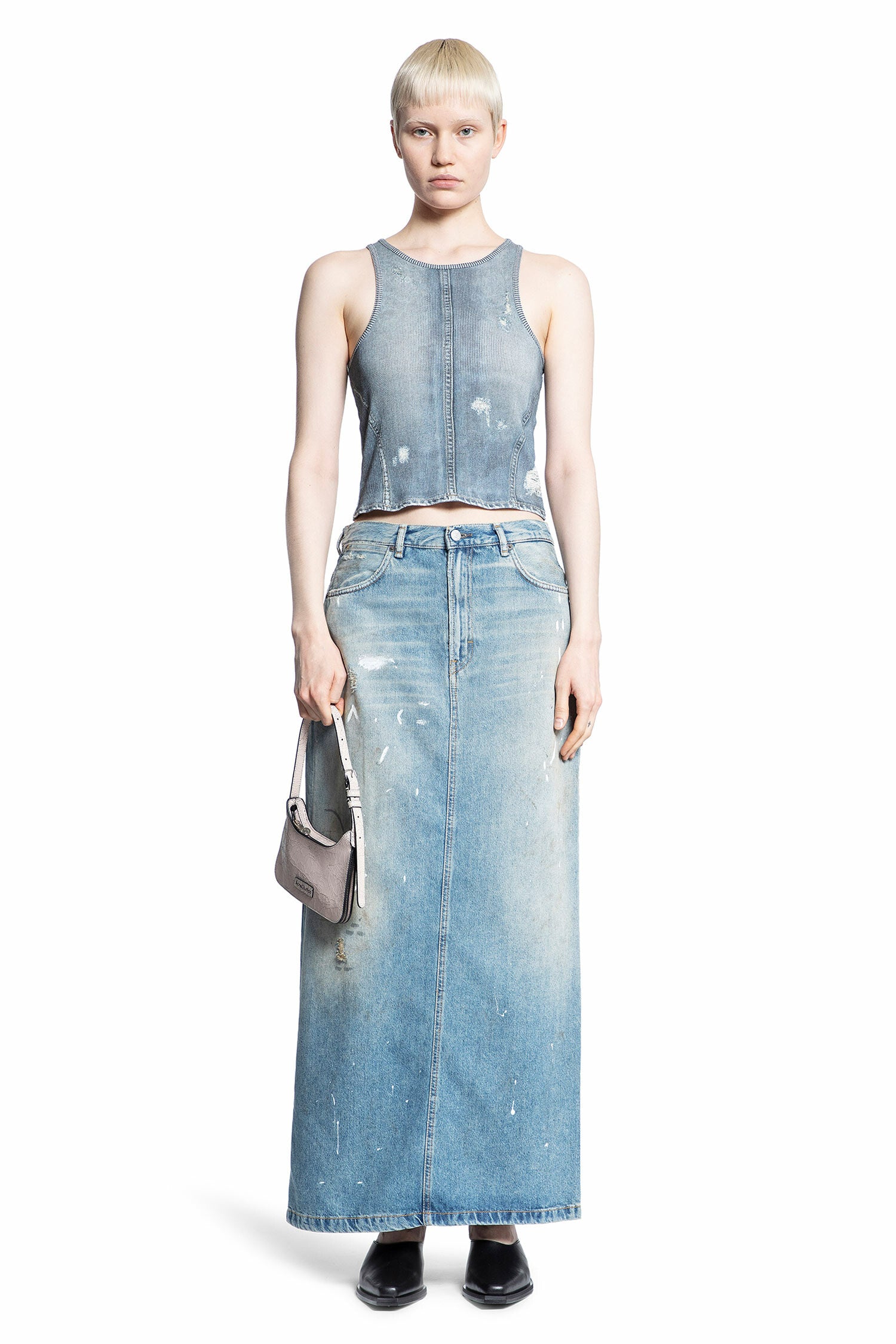 ACNE STUDIOS WOMAN BLUE SKIRTS