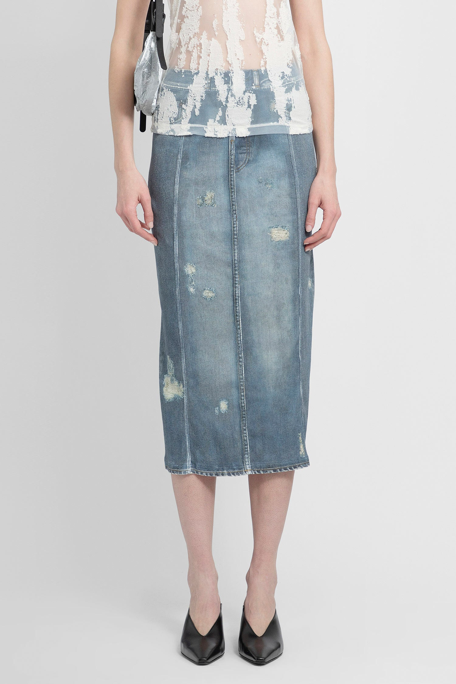 ACNE STUDIOS WOMAN BLUE SKIRTS