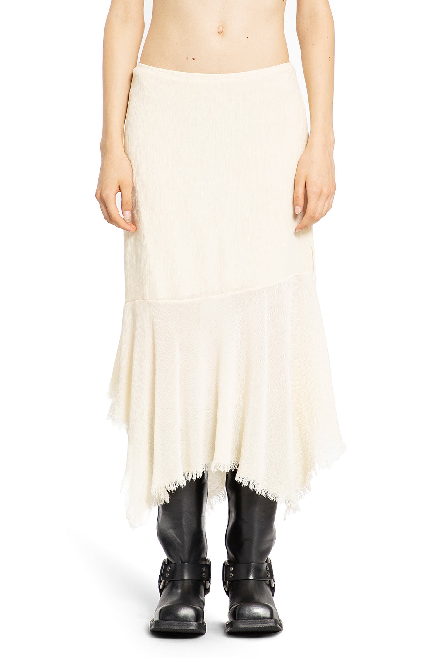 ACNE STUDIOS WOMAN OFF-WHITE SKIRTS