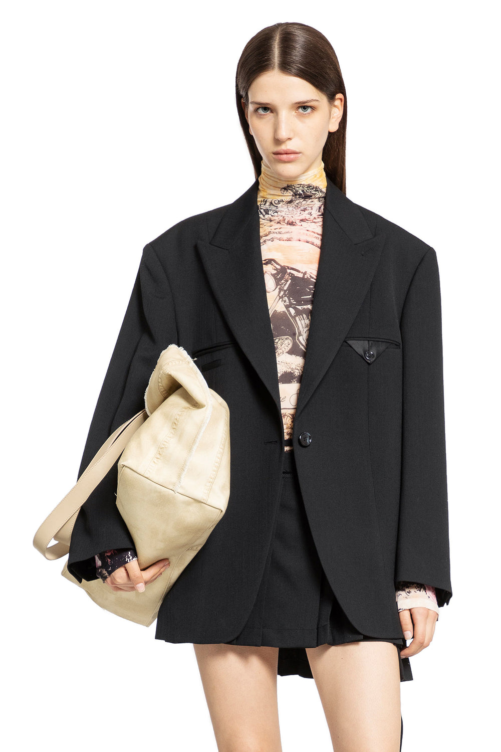 ACNE STUDIOS WOMAN BLACK BLAZERS