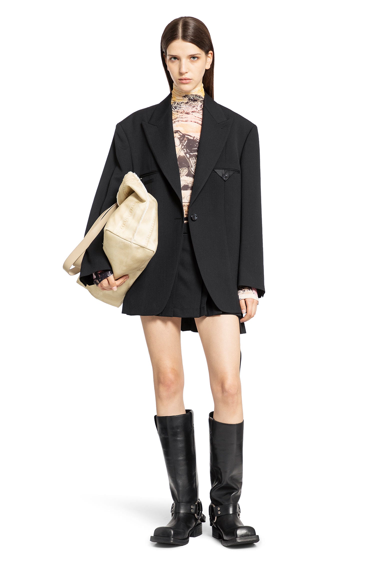 ACNE STUDIOS WOMAN BLACK BLAZERS