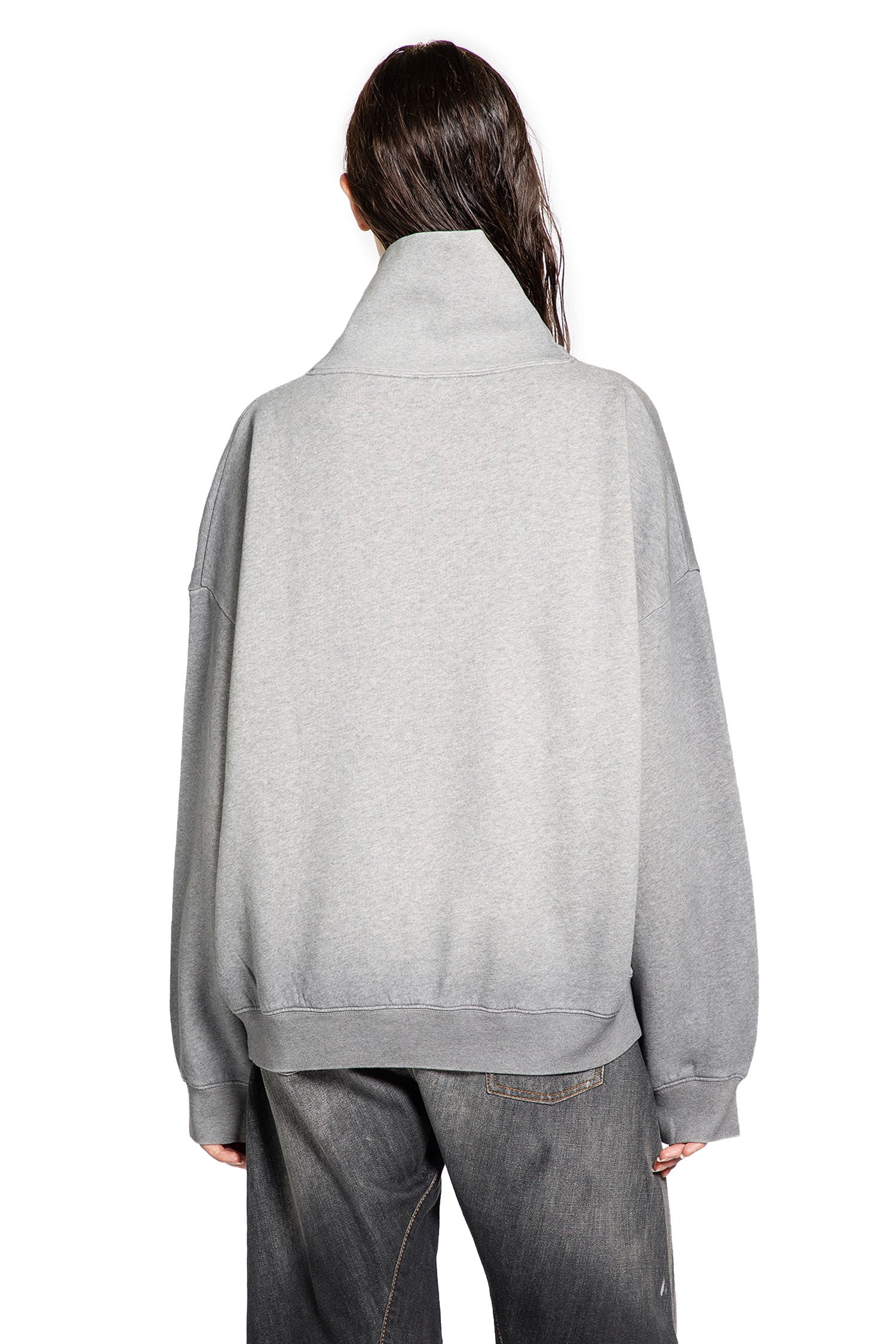 College Logo Turtleneck Sweatshirt