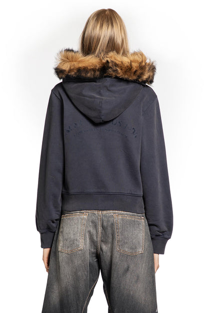 ACNE STUDIOS WOMAN GREY SWEATSHIRTS