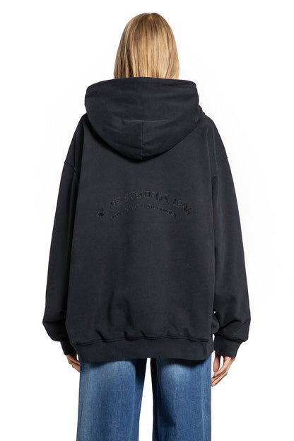 ACNE STUDIOS WOMAN BLACK SWEATSHIRTS