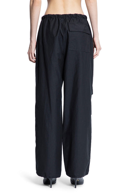 ACNE STUDIOS WOMAN BLACK TROUSERS