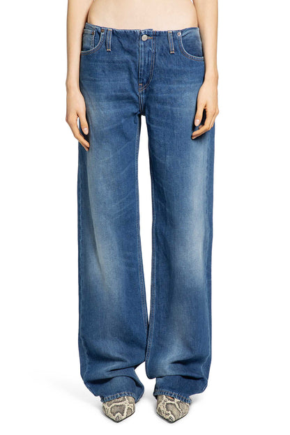 ACNE STUDIOS WOMAN BLUE JEANS