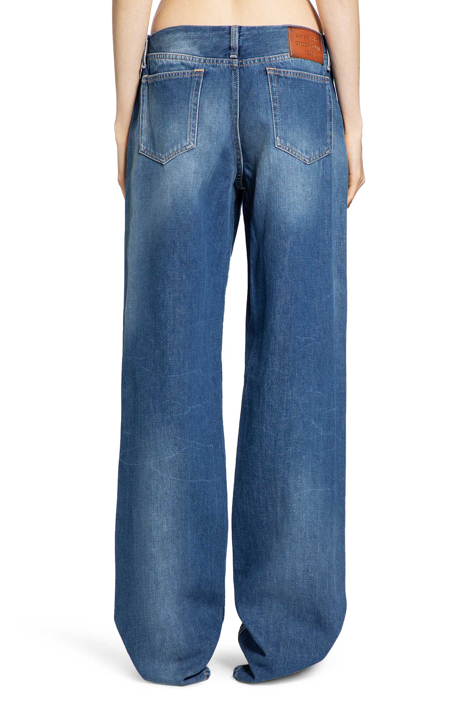 ACNE STUDIOS WOMAN BLUE JEANS