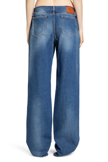 ACNE STUDIOS WOMAN BLUE JEANS
