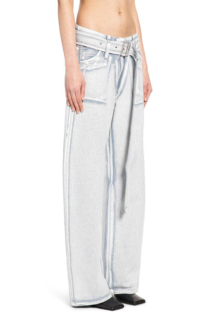 Belted Denim Trousers