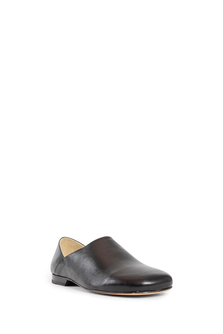 LEMAIRE MAN BLACK LOAFERS & FLATS