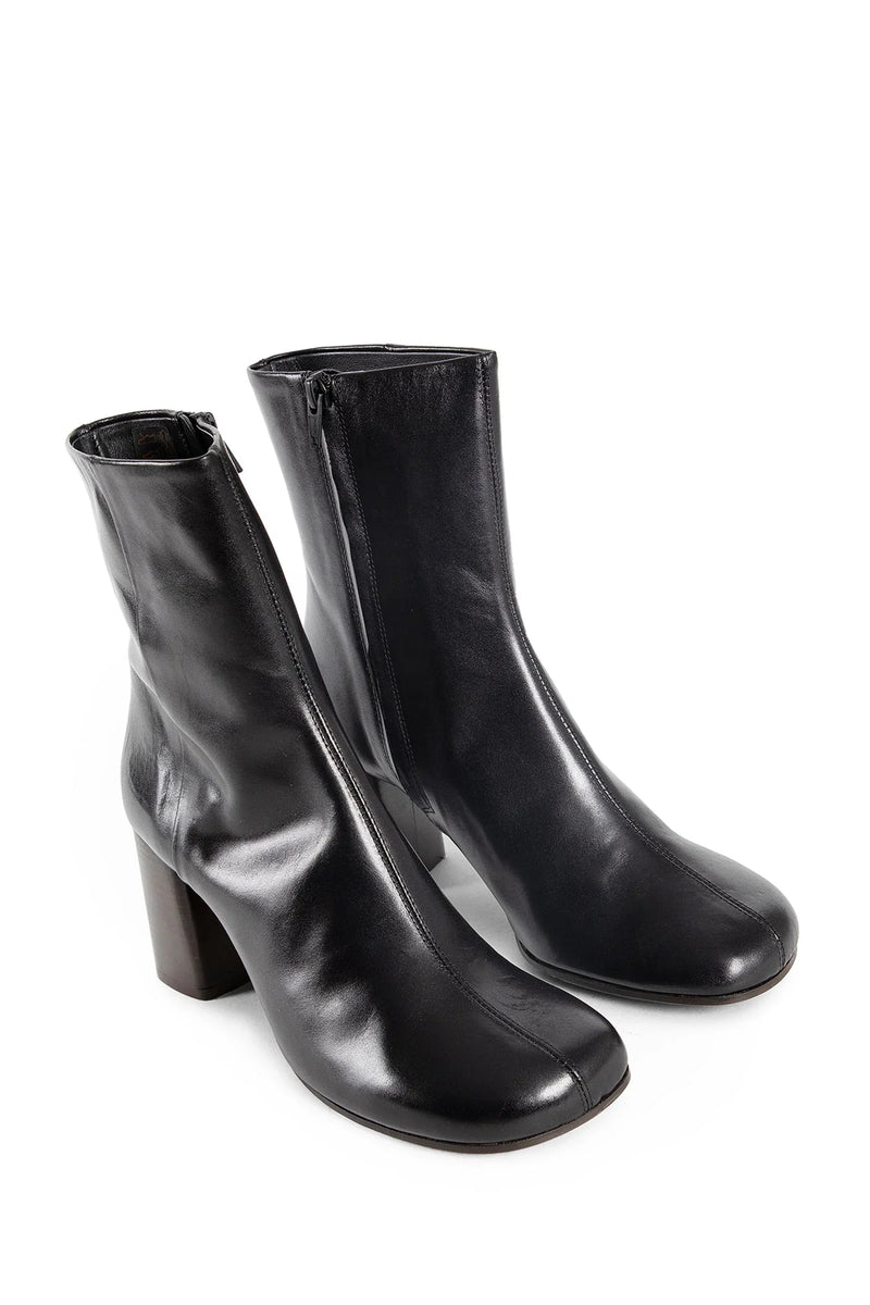 LEMAIRE Anatomic leather ankle boots woman
