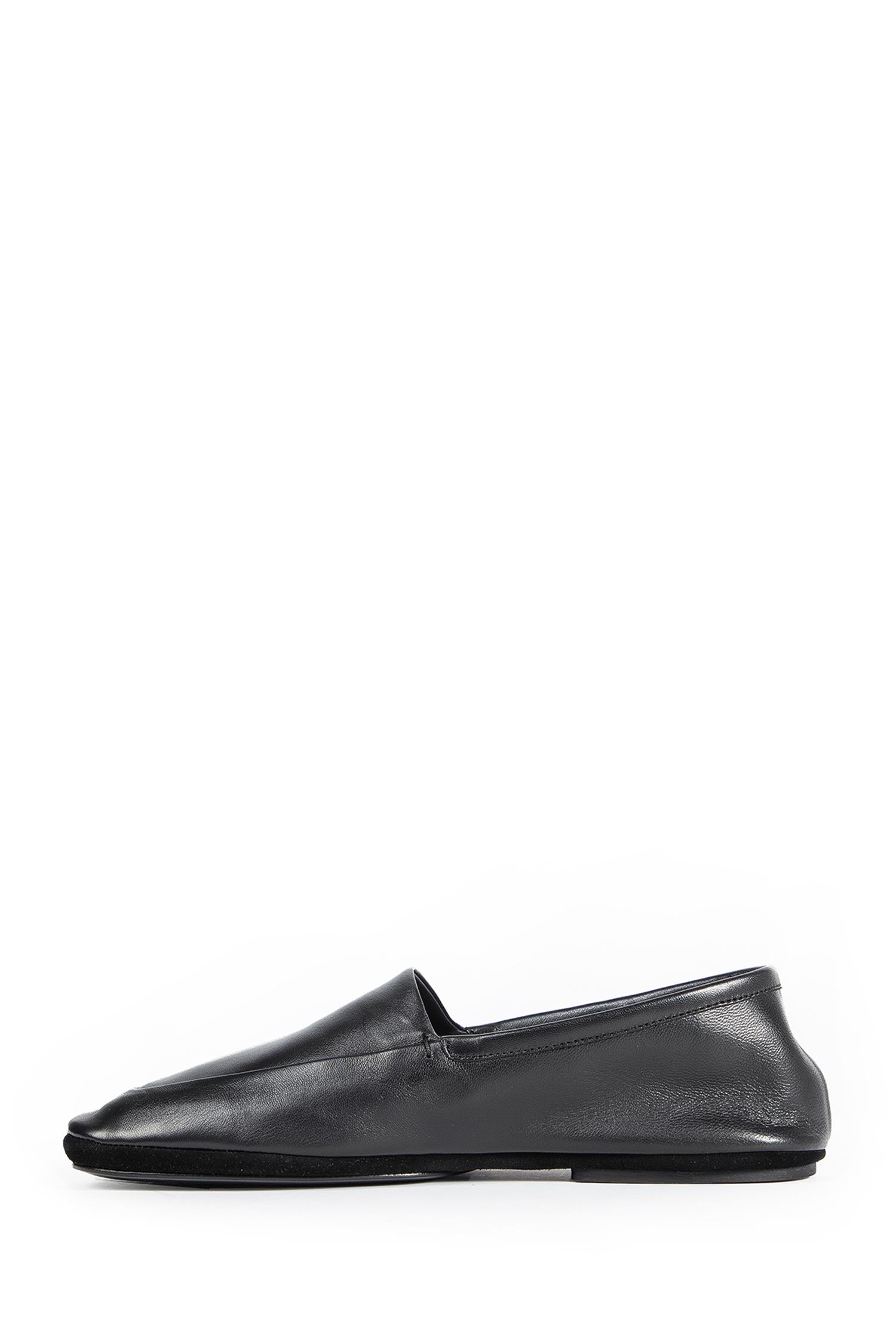 LEMAIRE MAN BLACK LOAFERS & FLATS