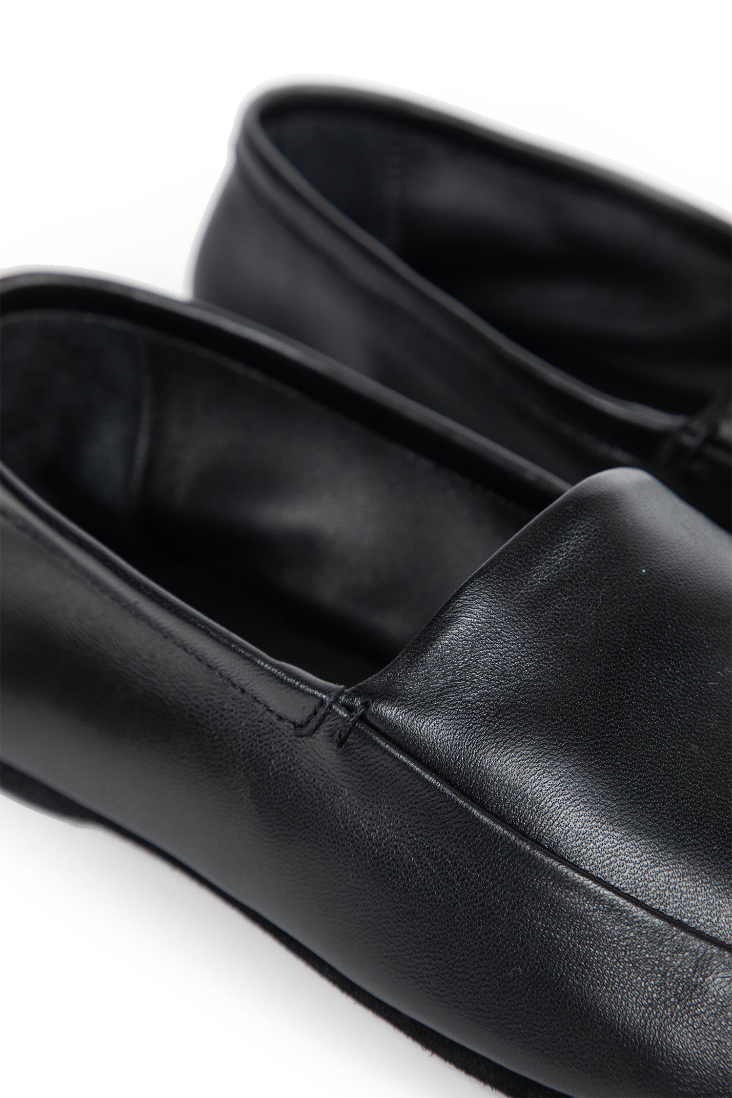 LEMAIRE MAN BLACK LOAFERS & FLATS
