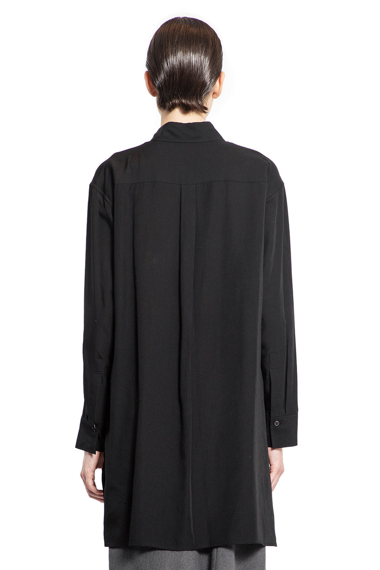 YOHJI YAMAMOTO WOMAN BLACK SHIRTS