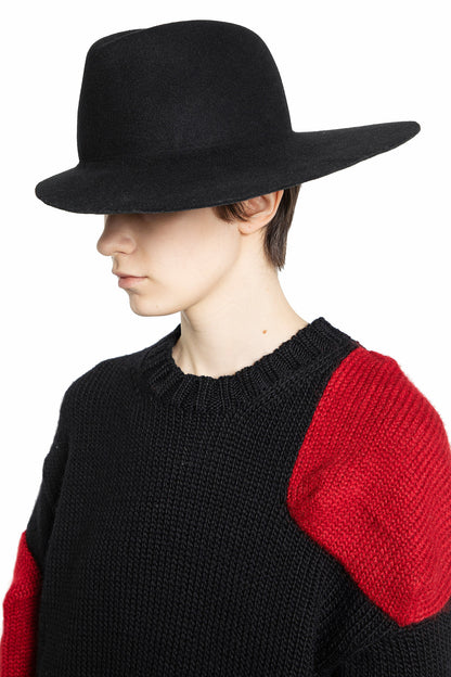 YOHJI YAMAMOTO WOMAN BLACK HATS