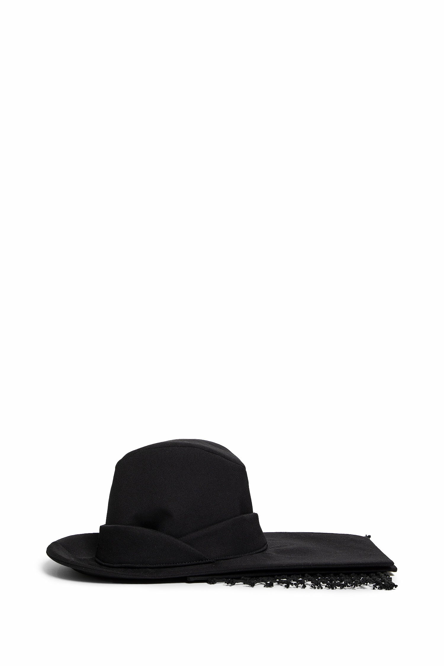 YOHJI YAMAMOTO WOMAN BLACK HATS