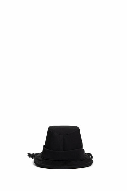 YOHJI YAMAMOTO WOMAN BLACK HATS