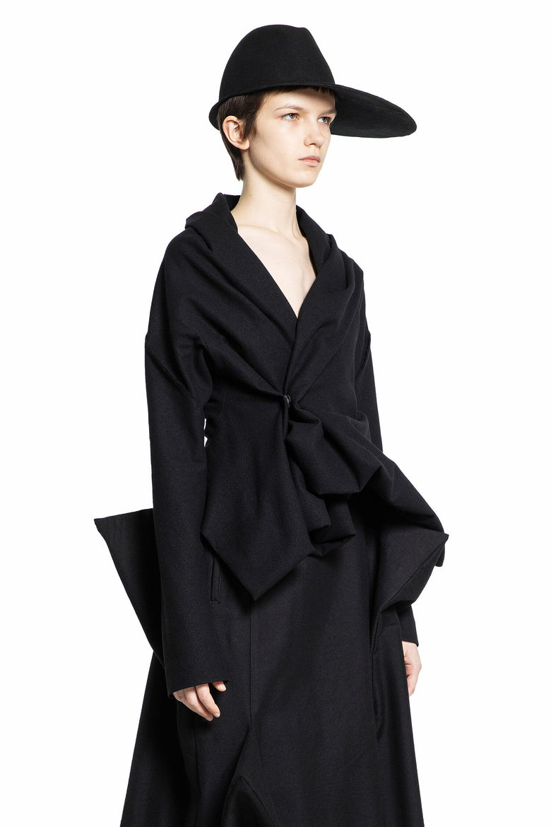 YOHJI YAMAMOTO WOMAN BLACK JACKETS