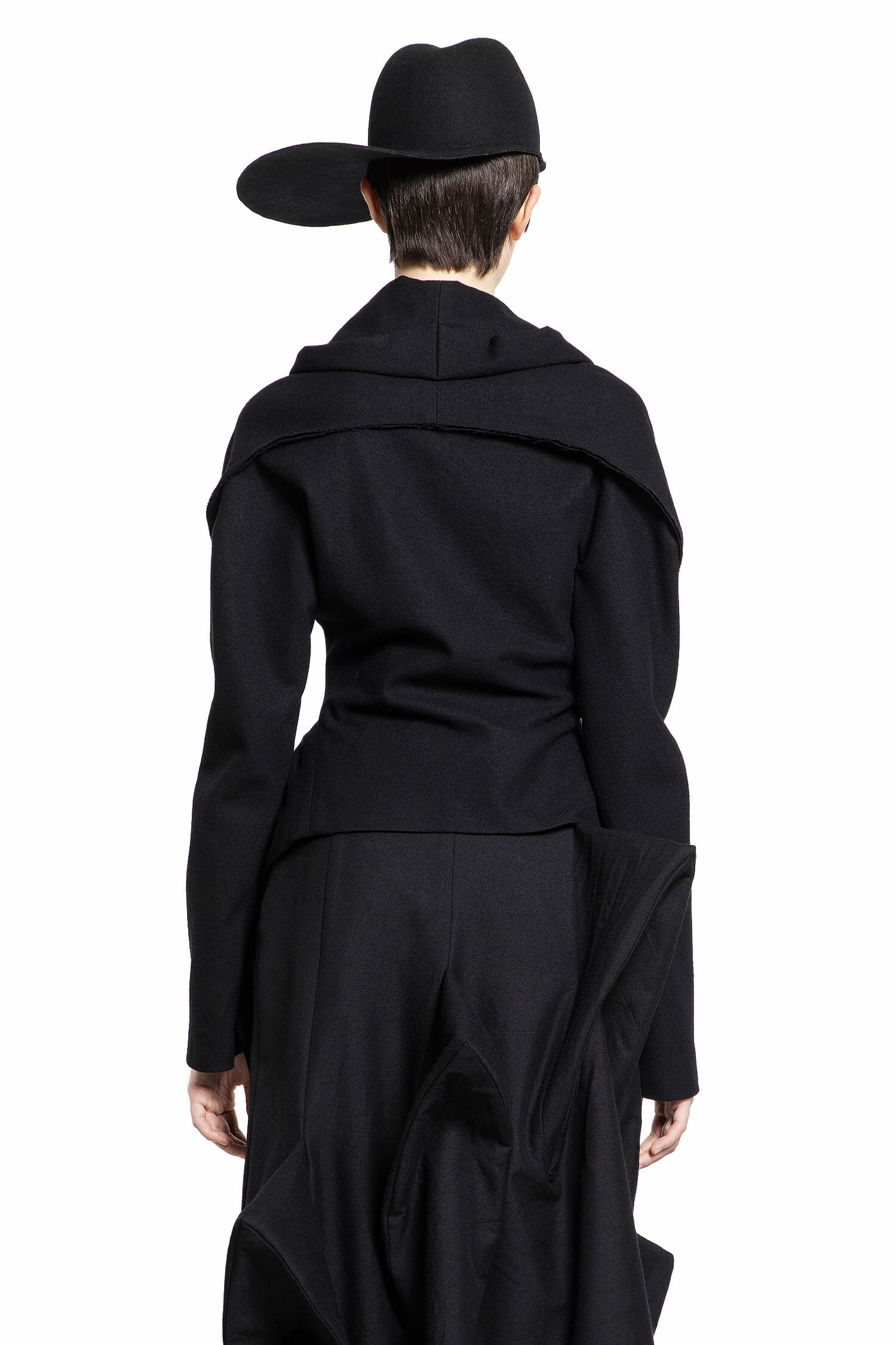 YOHJI YAMAMOTO WOMAN BLACK JACKETS