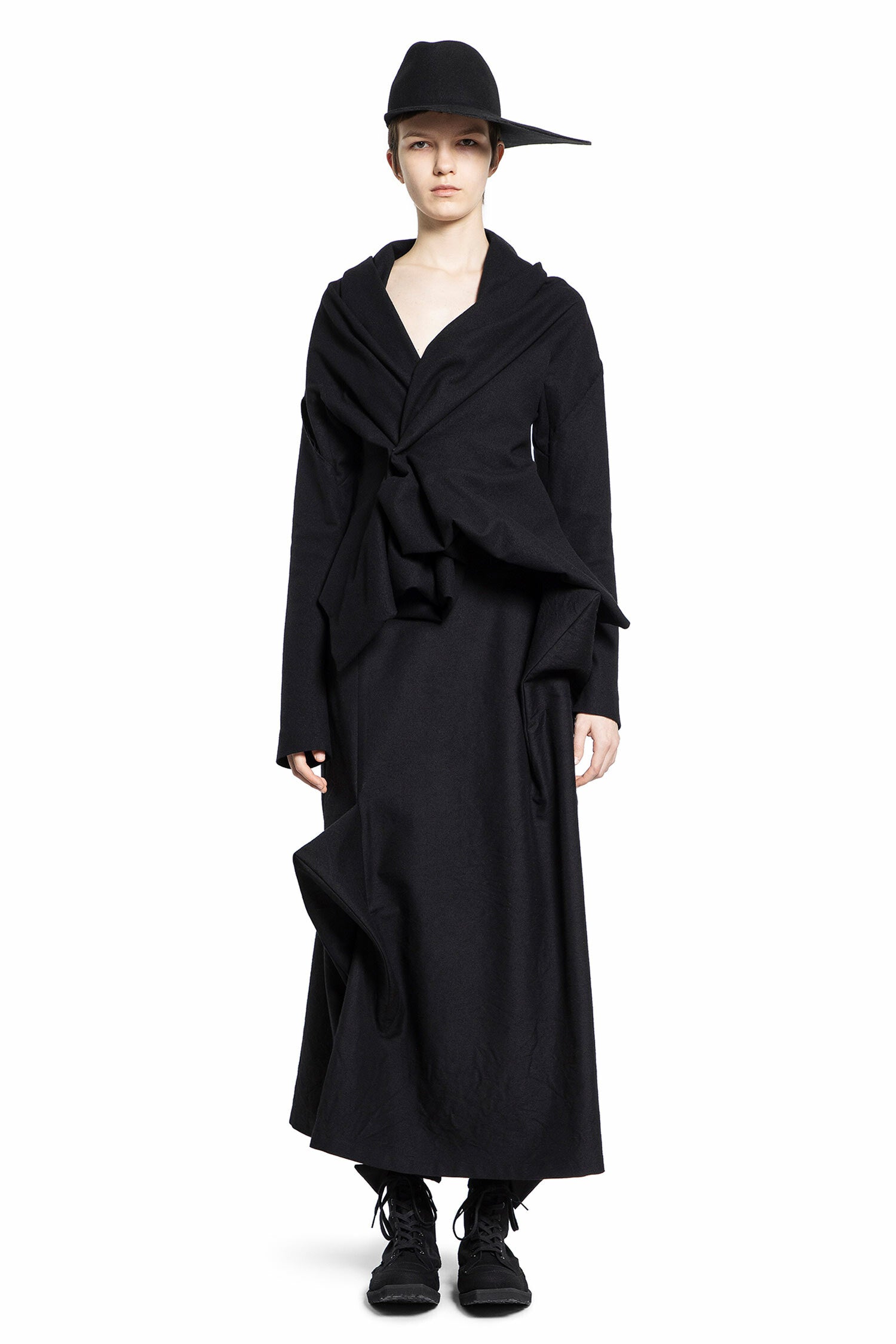 YOHJI YAMAMOTO WOMAN BLACK JACKETS