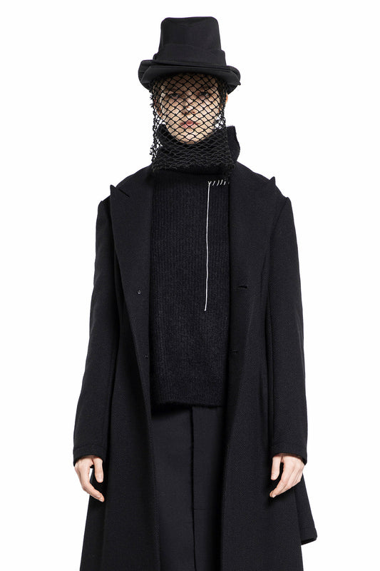 YOHJI YAMAMOTO WOMAN BLACK KNITWEAR