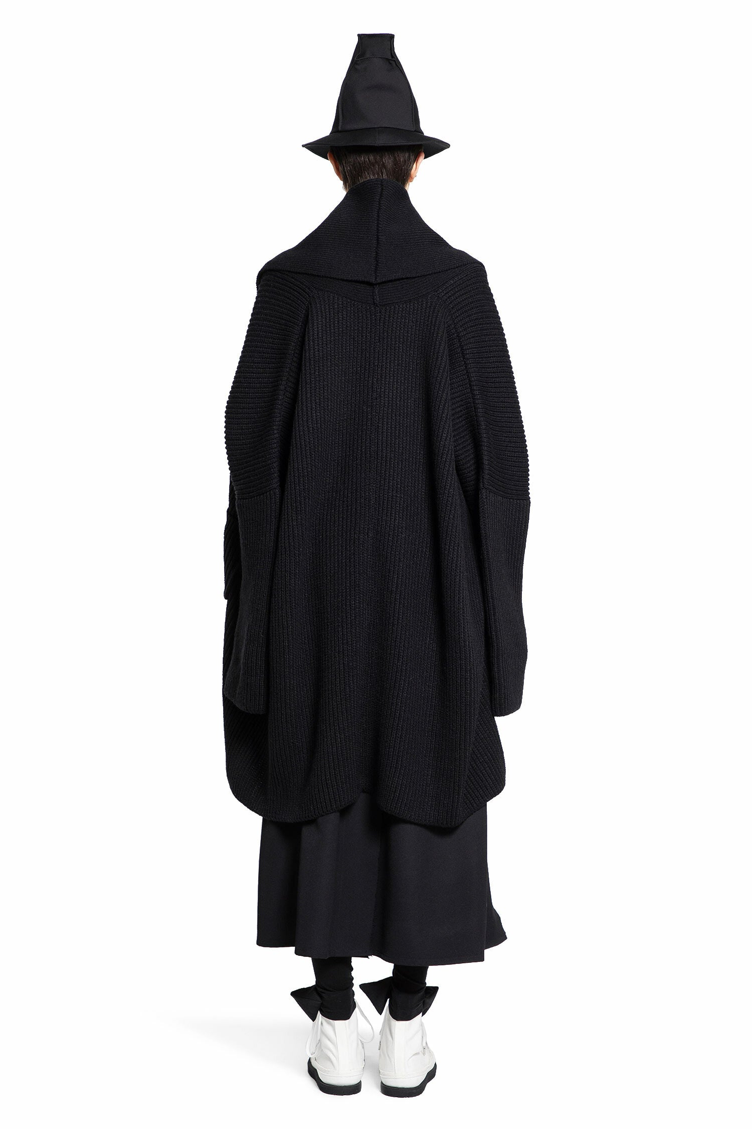 YOHJI YAMAMOTO WOMAN BLACK KNITWEAR