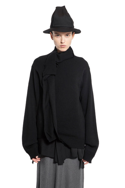 Antonioli YOHJI YAMAMOTO WOMAN BLACK KNITWEAR