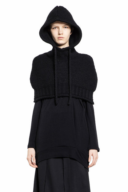 Antonioli YOHJI YAMAMOTO WOMAN BLACK KNITWEAR