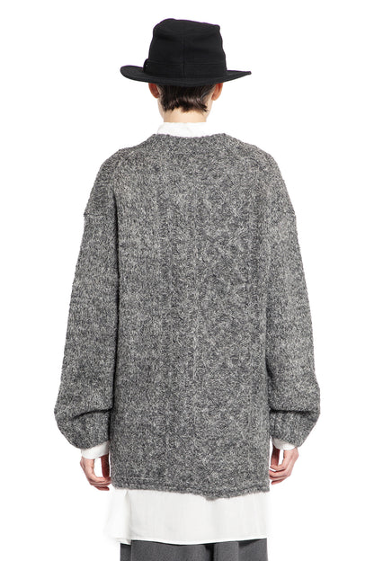 YOHJI YAMAMOTO WOMAN GREY KNITWEAR