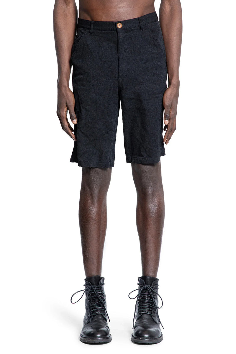 Crinkled Nylon Denim Shorts - Antonioli.eu