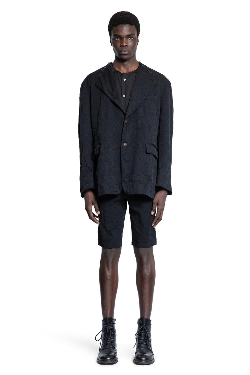 Crinkled Nylon Denim Shorts - Antonioli.eu