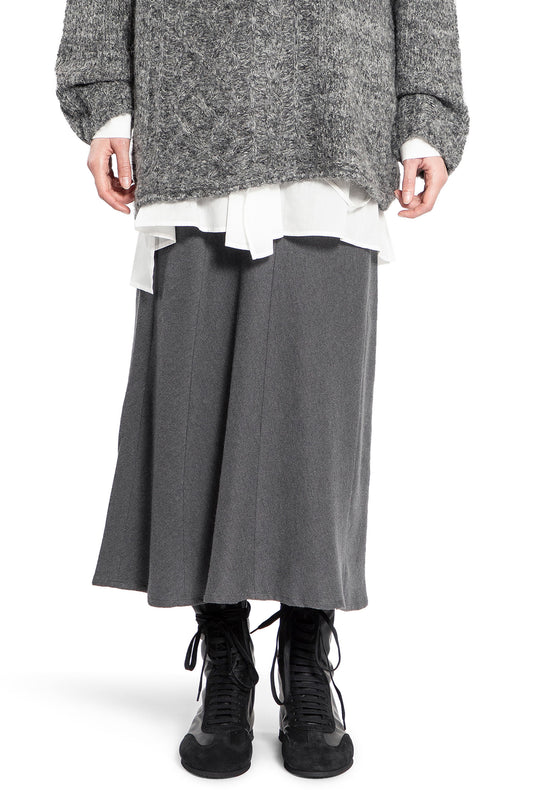 YOHJI YAMAMOTO WOMAN GREY SKIRTS