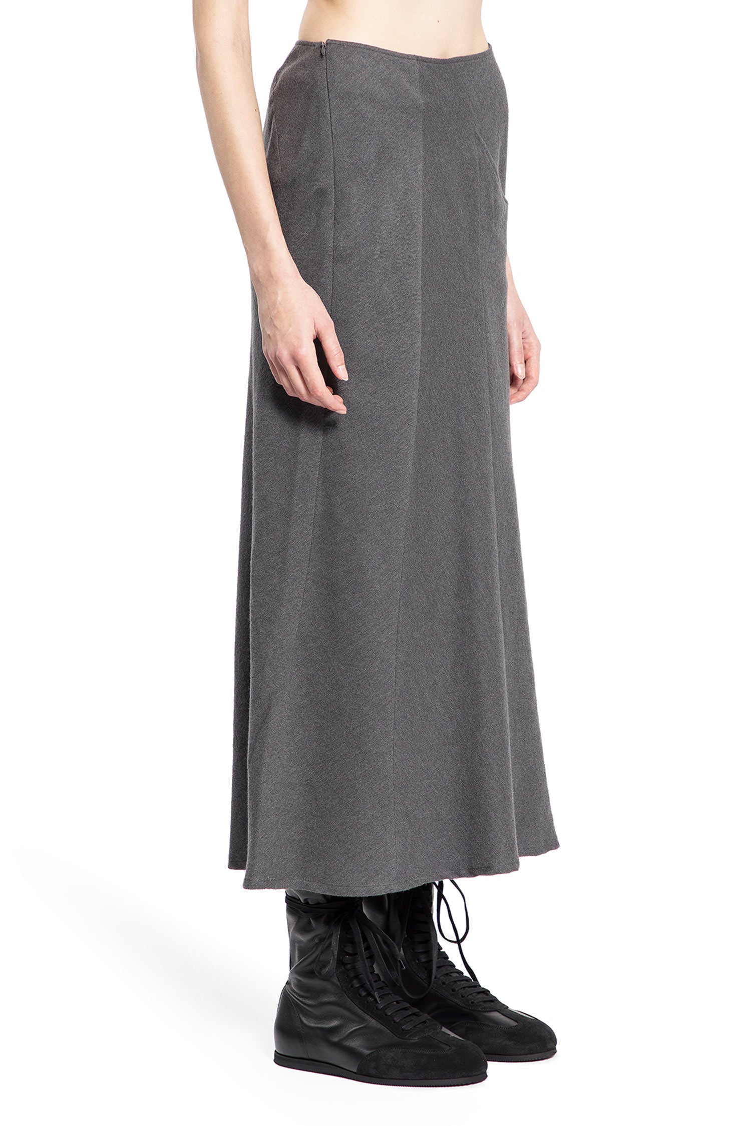 YOHJI YAMAMOTO WOMAN GREY SKIRTS