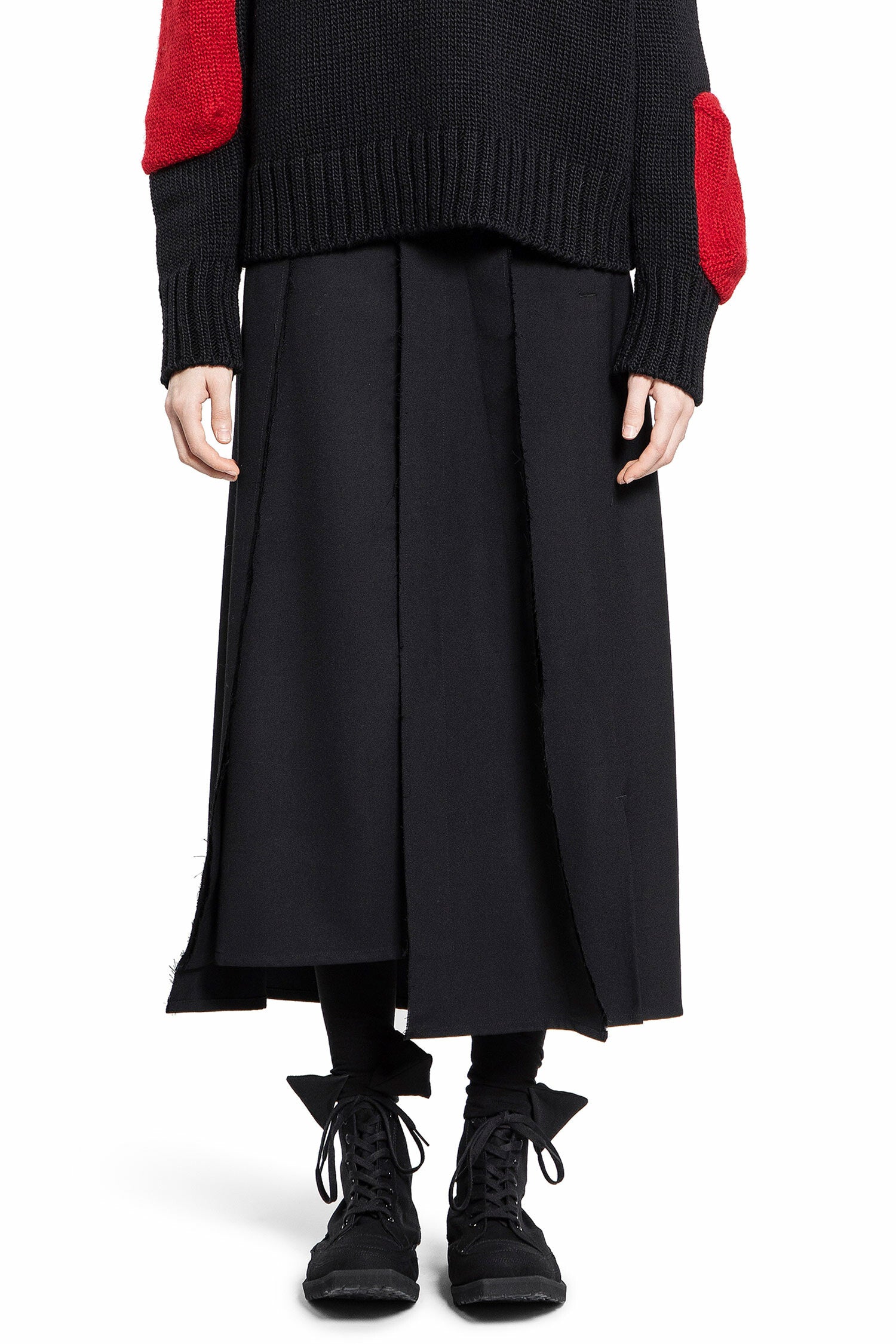 YOHJI YAMAMOTO WOMAN BLACK SKIRTS