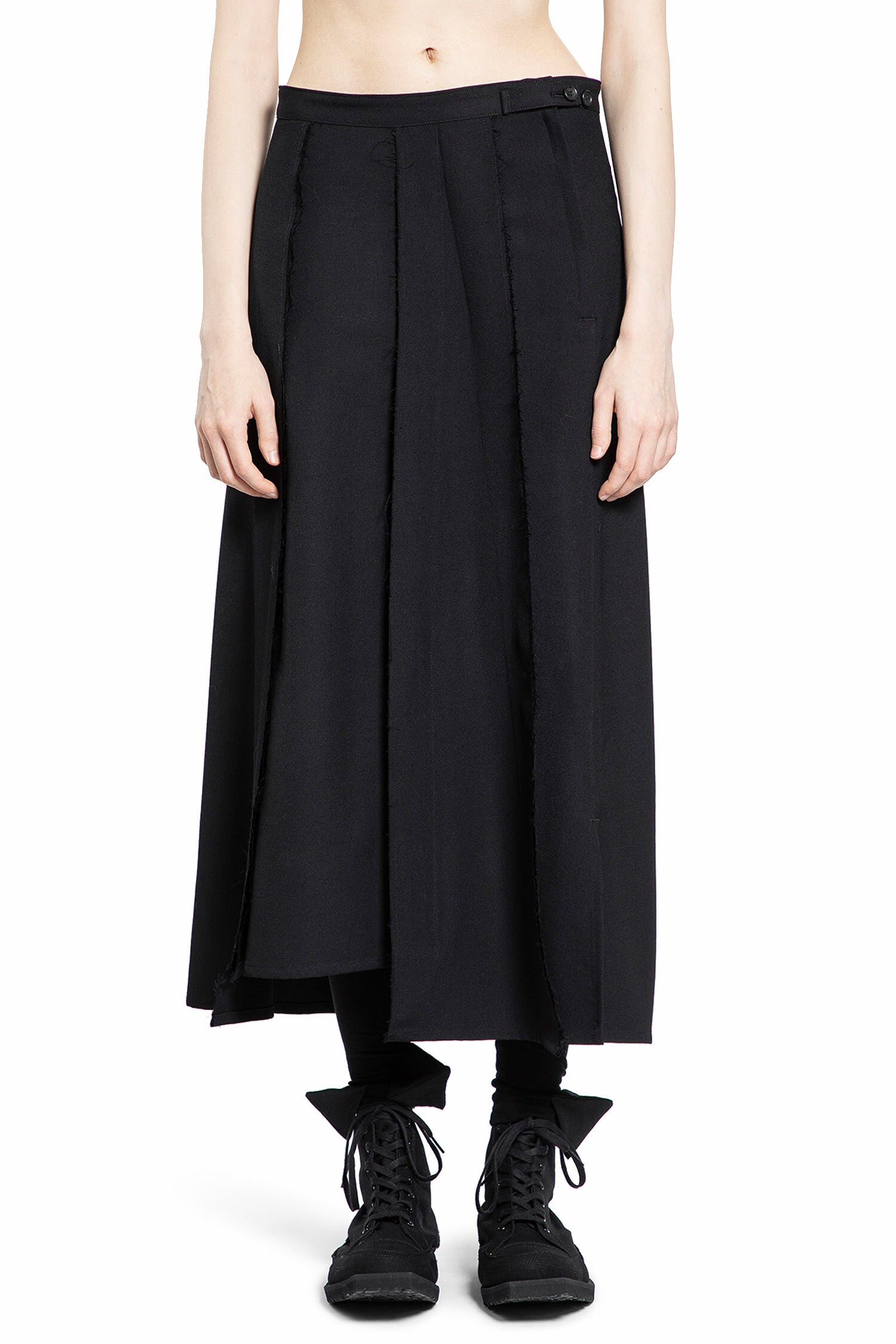 YOHJI YAMAMOTO WOMAN BLACK SKIRTS