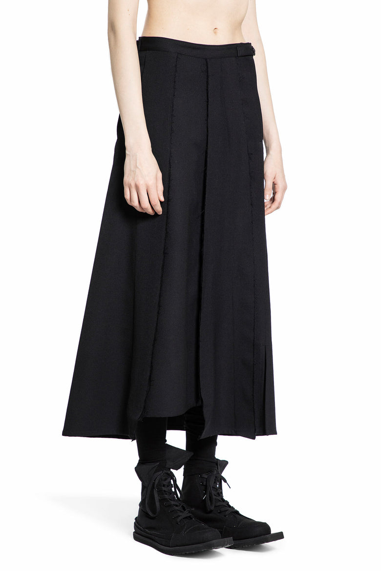 YOHJI YAMAMOTO WOMAN BLACK SKIRTS