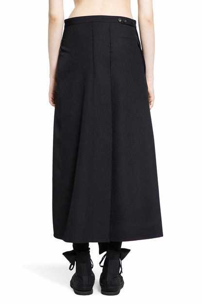 YOHJI YAMAMOTO WOMAN BLACK SKIRTS