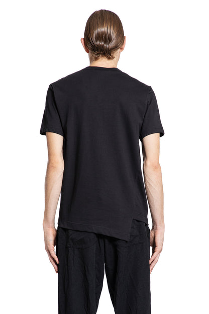 COMME DES GARCONS SHIRT MAN BLACK T-SHIRTS & TANK TOPS