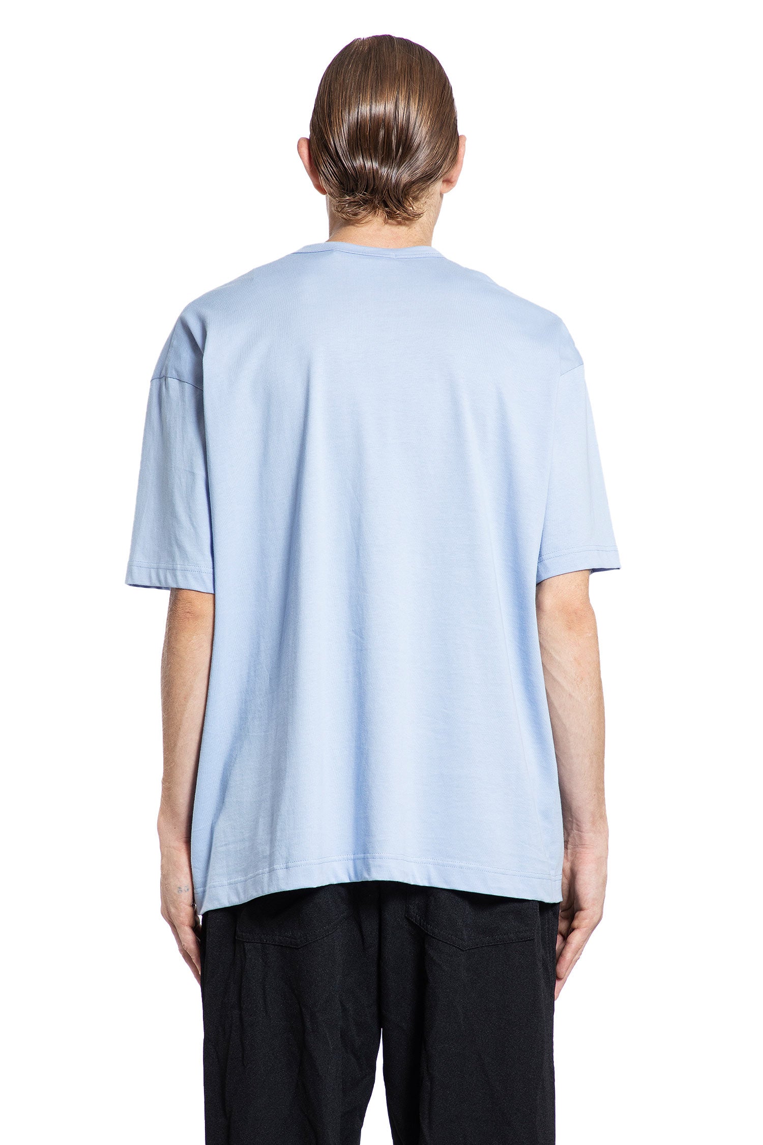 COMME DES GARCONS SHIRT MAN BLUE T-SHIRTS & TANK TOPS