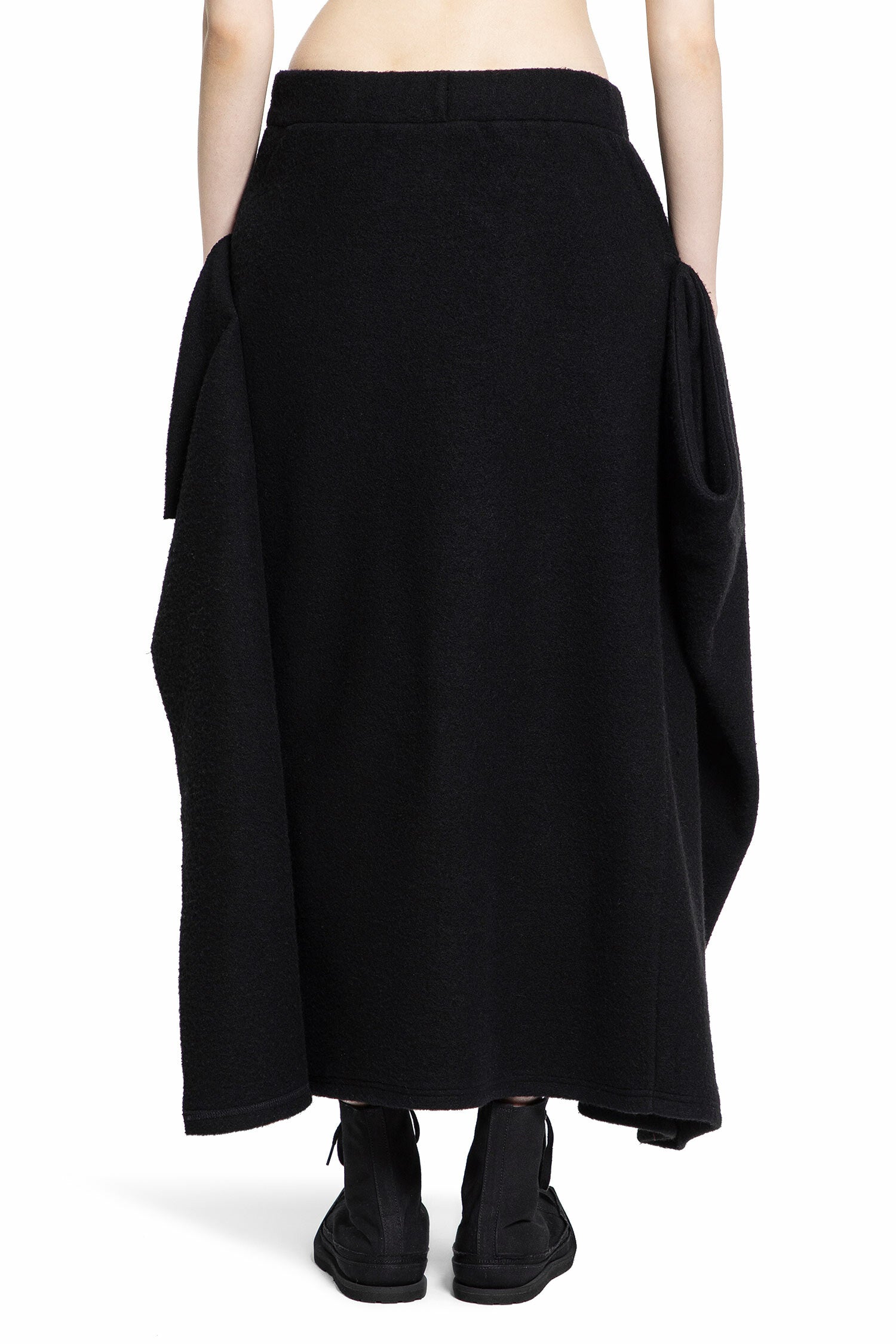 YOHJI YAMAMOTO WOMAN BLACK SKIRTS