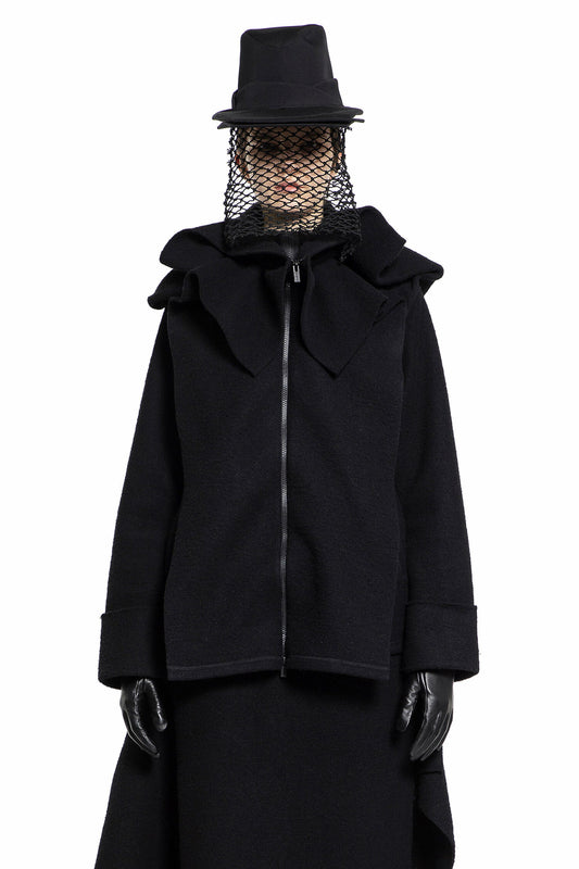 YOHJI YAMAMOTO WOMAN BLACK KNITWEAR