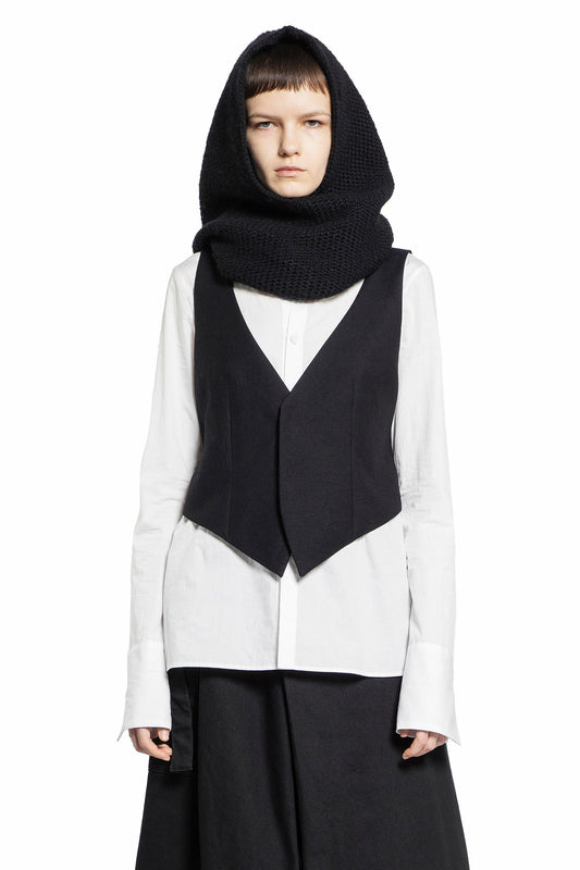 YOHJI YAMAMOTO WOMAN BLACK VESTS