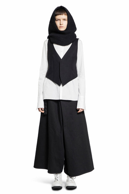 YOHJI YAMAMOTO WOMAN BLACK VESTS