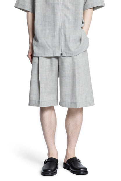 STUDIO NICHOLSON MAN BEIGE SHORTS & SKIRTS