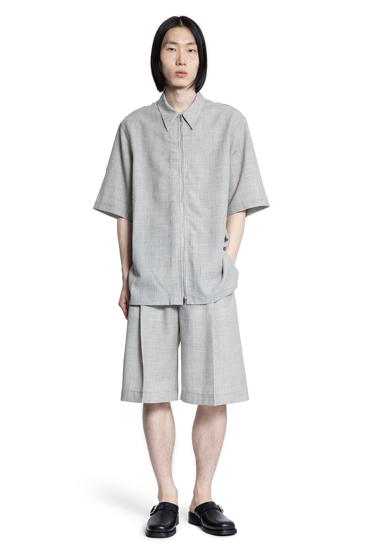 STUDIO NICHOLSON MAN BEIGE SHORTS & SKIRTS - Antonioli.eu