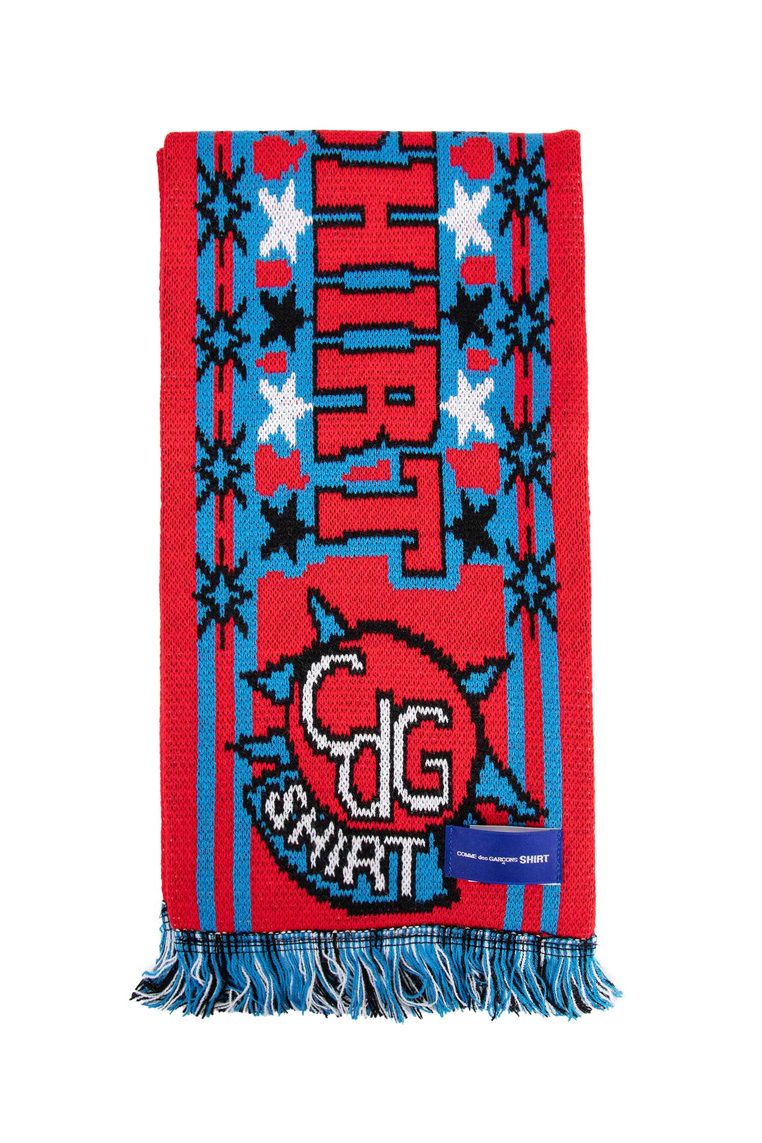 COMME DES GARCONS SHIRT MAN RED SCARVES