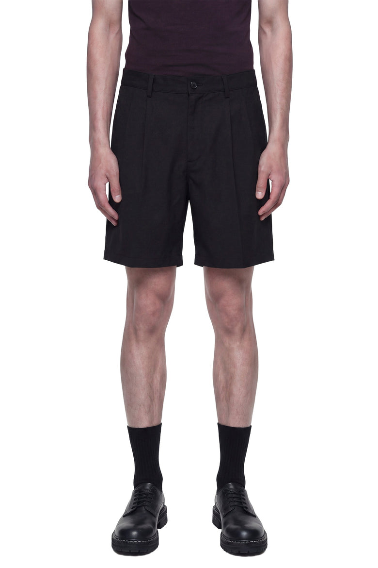 Poly Wool Drill Shorts