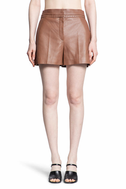 Antonioli FENDI WOMAN BROWN SHORTS