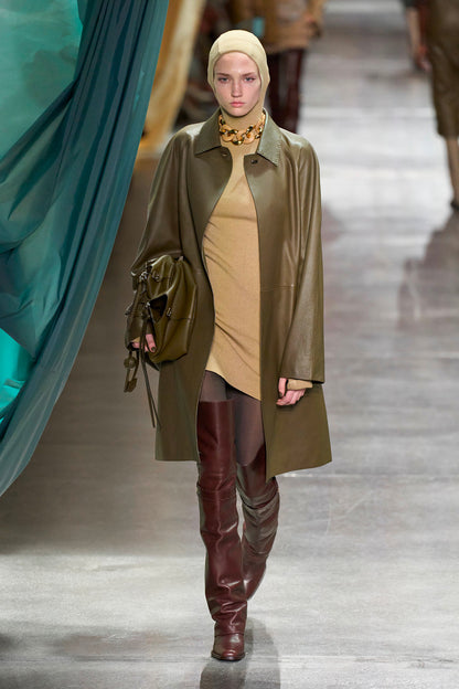 FENDI WOMAN GREEN COATS