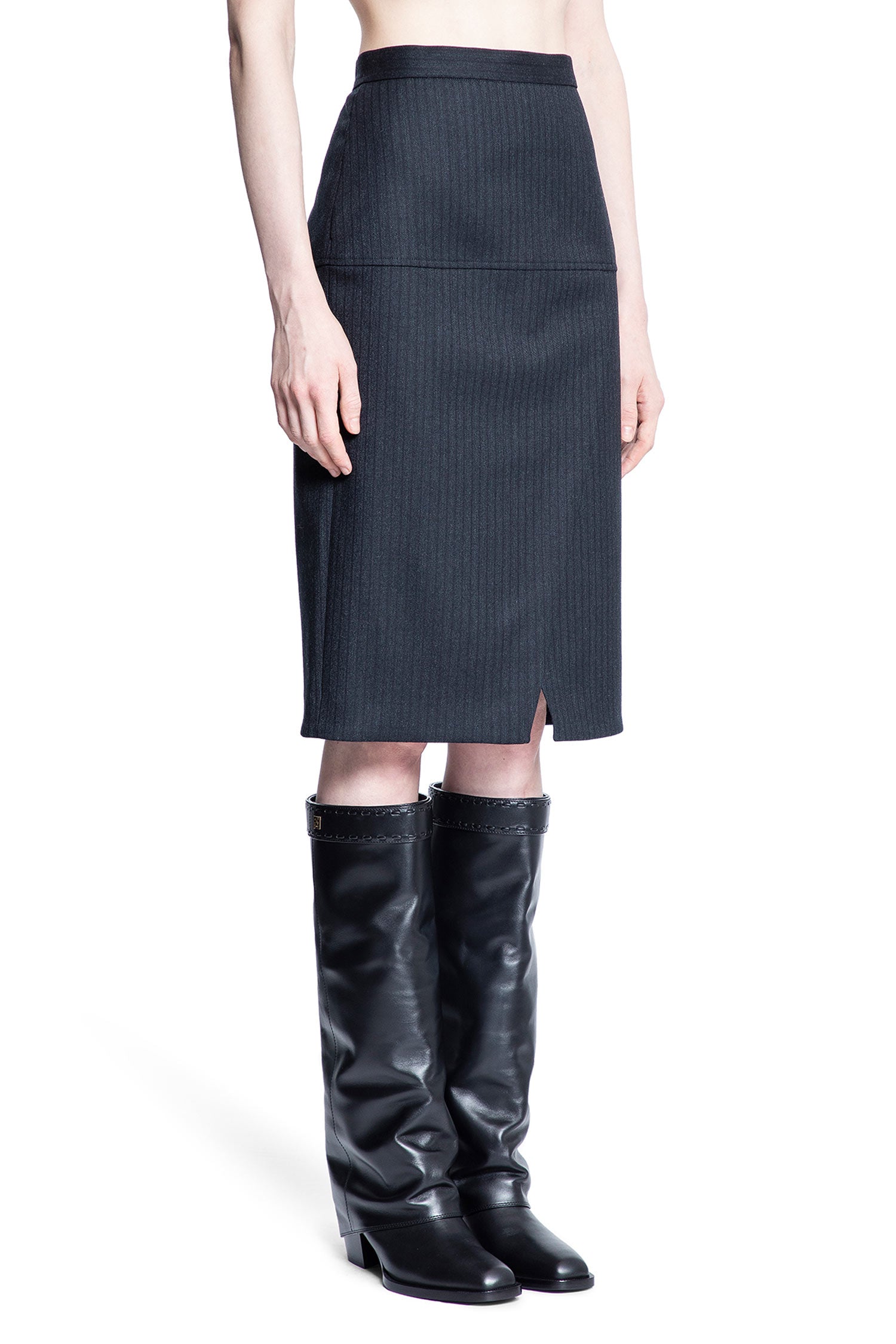 FENDI WOMAN BLACK SKIRTS